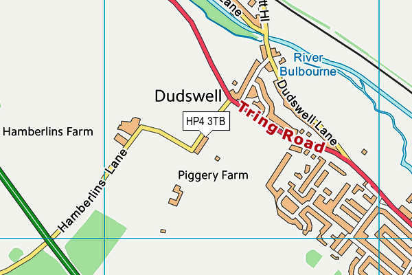 HP4 3TB map - OS VectorMap District (Ordnance Survey)