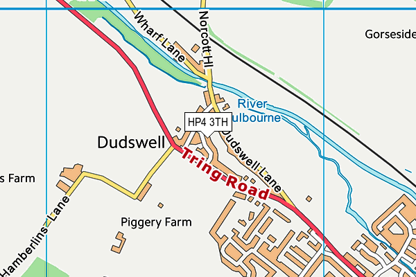 HP4 3TH map - OS VectorMap District (Ordnance Survey)