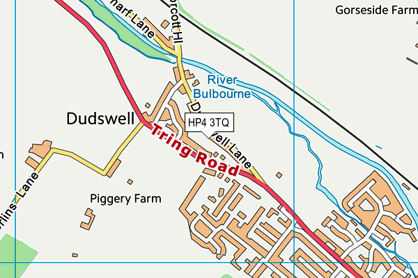 HP4 3TQ map - OS VectorMap District (Ordnance Survey)