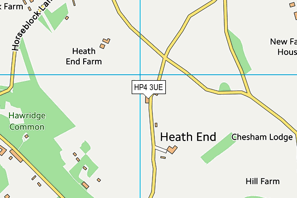 HP4 3UE map - OS VectorMap District (Ordnance Survey)