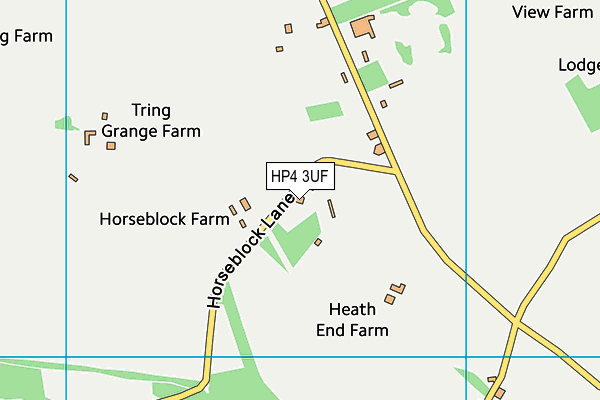 HP4 3UF map - OS VectorMap District (Ordnance Survey)