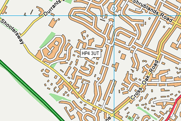 HP4 3UT map - OS VectorMap District (Ordnance Survey)