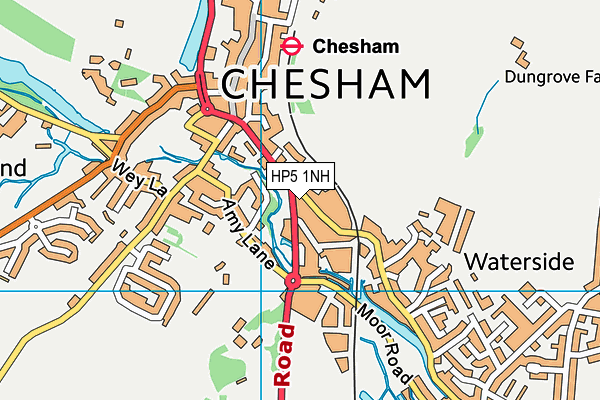 HP5 1NH map - OS VectorMap District (Ordnance Survey)