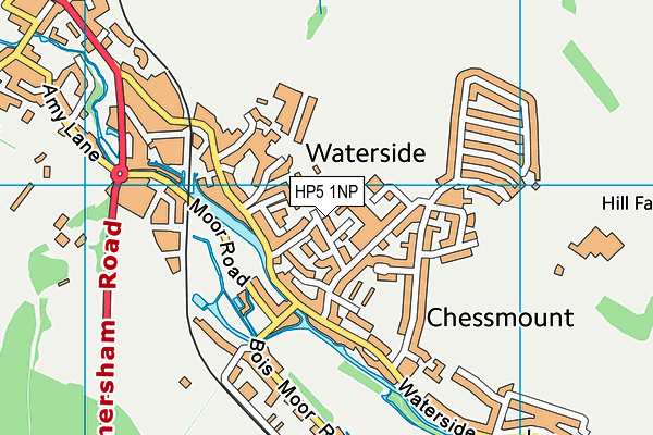 HP5 1NP map - OS VectorMap District (Ordnance Survey)