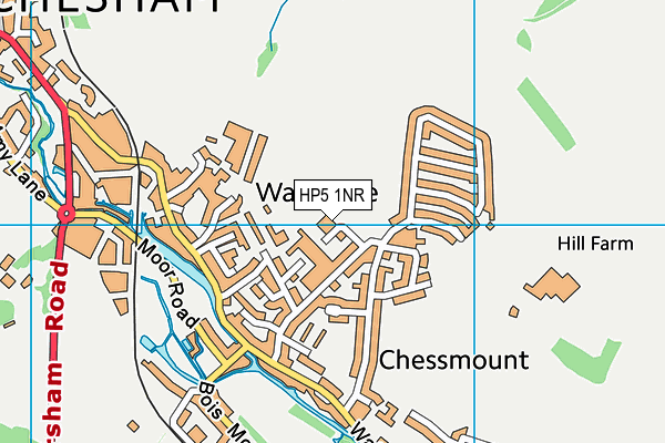 HP5 1NR map - OS VectorMap District (Ordnance Survey)