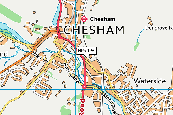 HP5 1PA map - OS VectorMap District (Ordnance Survey)