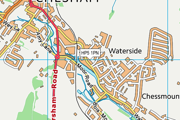 HP5 1PN map - OS VectorMap District (Ordnance Survey)