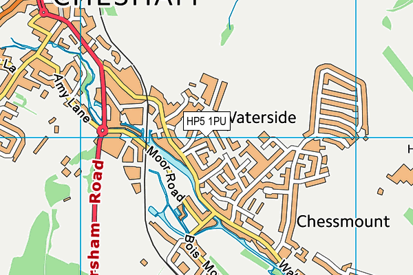 HP5 1PU map - OS VectorMap District (Ordnance Survey)