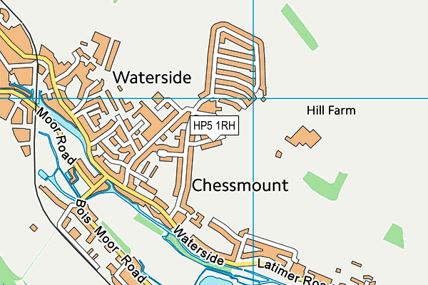 HP5 1RH map - OS VectorMap District (Ordnance Survey)