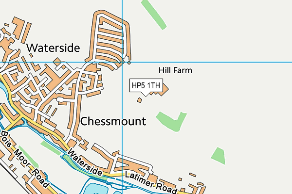 HP5 1TH map - OS VectorMap District (Ordnance Survey)