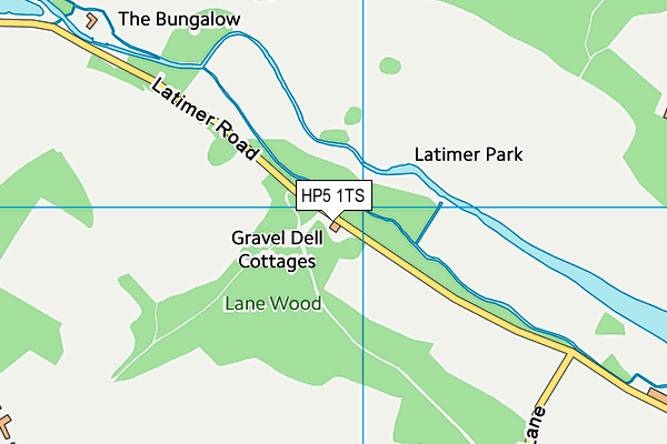 HP5 1TS map - OS VectorMap District (Ordnance Survey)