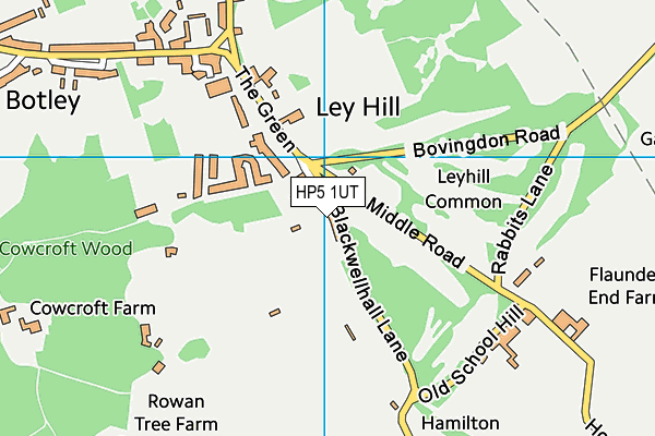 HP5 1UT map - OS VectorMap District (Ordnance Survey)