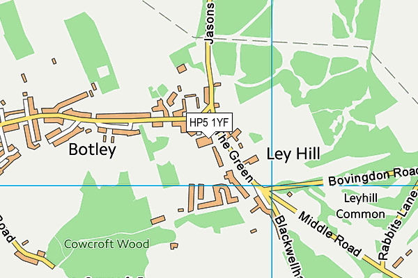 Ley Hill Primary School map (HP5 1YF) - OS VectorMap District (Ordnance Survey)