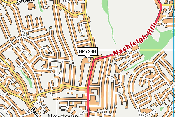 HP5 2BH map - OS VectorMap District (Ordnance Survey)