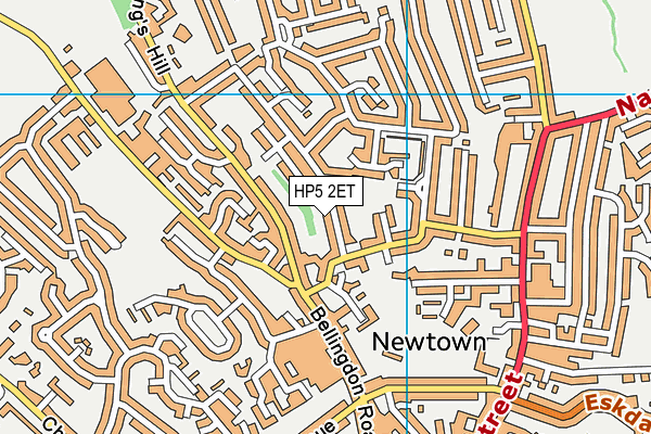 HP5 2ET map - OS VectorMap District (Ordnance Survey)