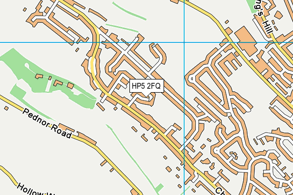 HP5 2FQ map - OS VectorMap District (Ordnance Survey)