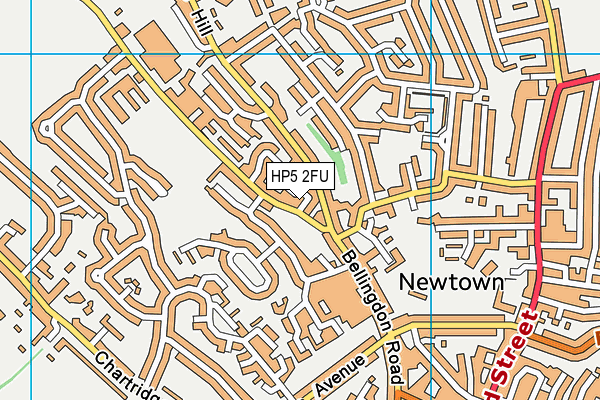 HP5 2FU map - OS VectorMap District (Ordnance Survey)