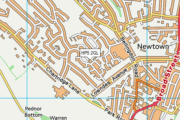HP5 2GL map - OS VectorMap District (Ordnance Survey)