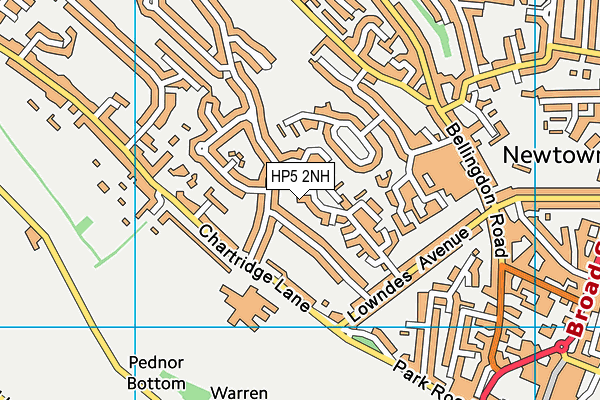 HP5 2NH map - OS VectorMap District (Ordnance Survey)