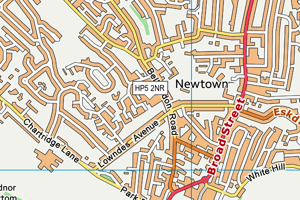 HP5 2NR map - OS VectorMap District (Ordnance Survey)