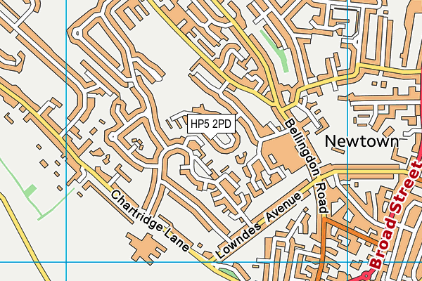 HP5 2PD map - OS VectorMap District (Ordnance Survey)