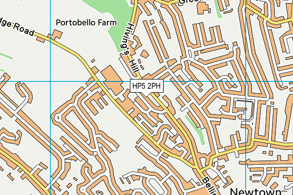 HP5 2PH map - OS VectorMap District (Ordnance Survey)