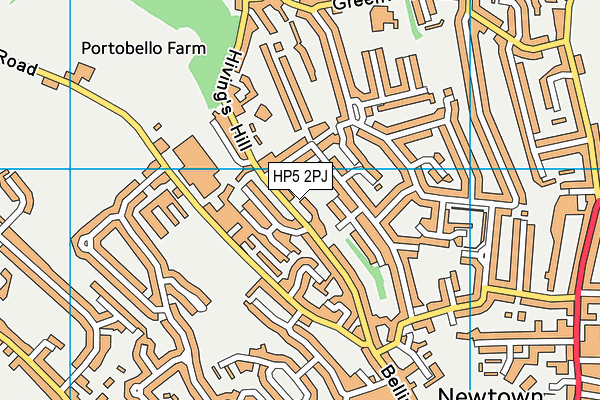 HP5 2PJ map - OS VectorMap District (Ordnance Survey)