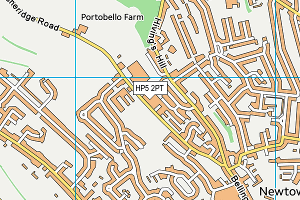 HP5 2PT map - OS VectorMap District (Ordnance Survey)