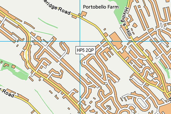 HP5 2QP map - OS VectorMap District (Ordnance Survey)