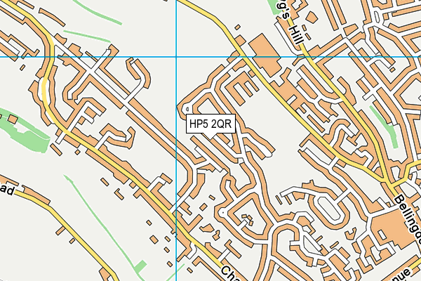 HP5 2QR map - OS VectorMap District (Ordnance Survey)