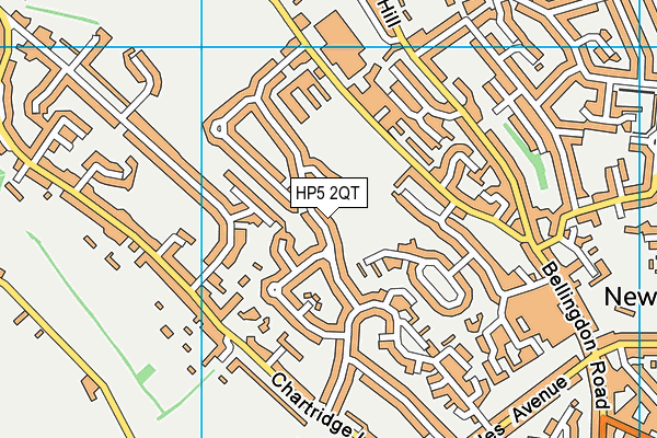 HP5 2QT map - OS VectorMap District (Ordnance Survey)