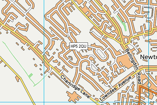HP5 2QU map - OS VectorMap District (Ordnance Survey)