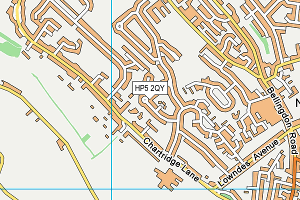 HP5 2QY map - OS VectorMap District (Ordnance Survey)