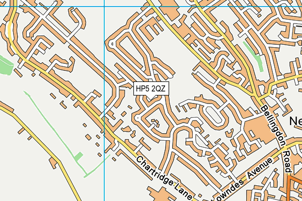 HP5 2QZ map - OS VectorMap District (Ordnance Survey)