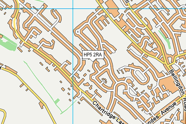 HP5 2RA map - OS VectorMap District (Ordnance Survey)