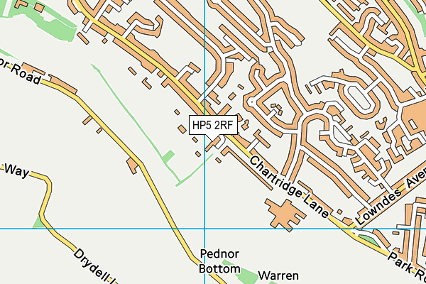 HP5 2RF map - OS VectorMap District (Ordnance Survey)