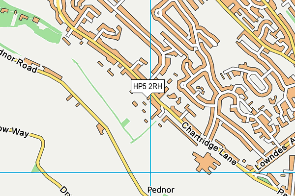 HP5 2RH map - OS VectorMap District (Ordnance Survey)