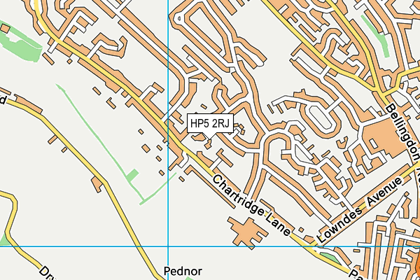 HP5 2RJ map - OS VectorMap District (Ordnance Survey)