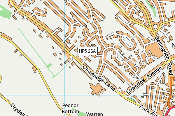 HP5 2SA map - OS VectorMap District (Ordnance Survey)