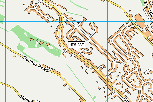 HP5 2SF map - OS VectorMap District (Ordnance Survey)