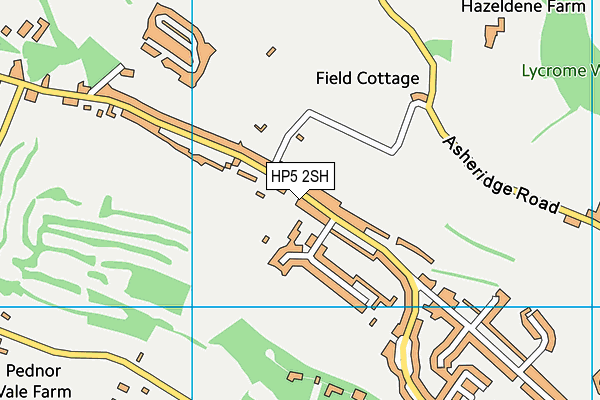 HP5 2SH map - OS VectorMap District (Ordnance Survey)