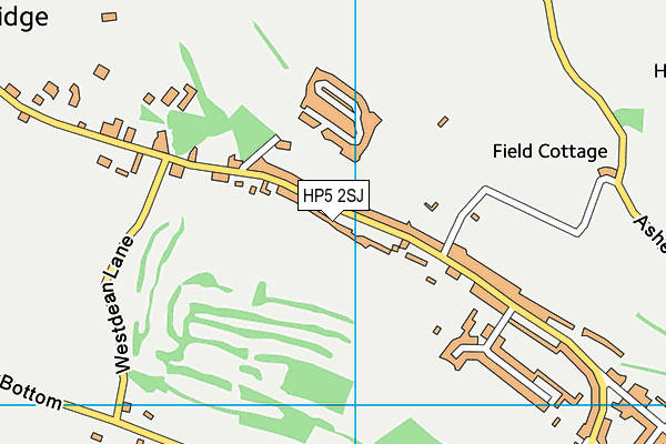 HP5 2SJ map - OS VectorMap District (Ordnance Survey)