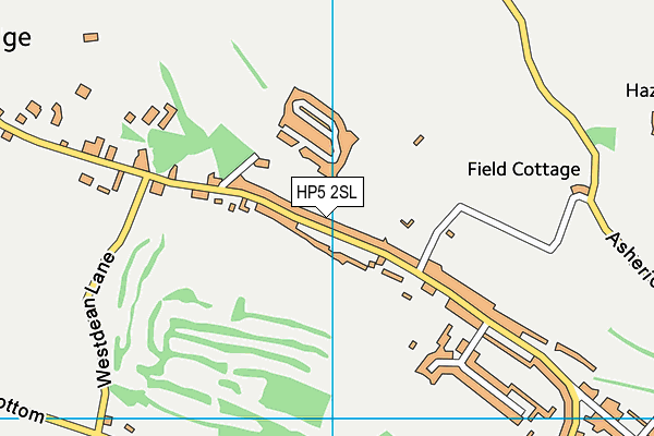 HP5 2SL map - OS VectorMap District (Ordnance Survey)
