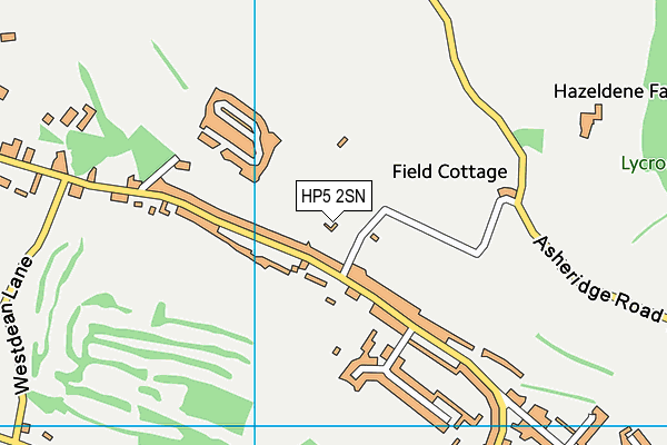 HP5 2SN map - OS VectorMap District (Ordnance Survey)