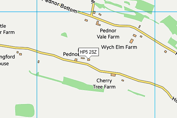 HP5 2SZ map - OS VectorMap District (Ordnance Survey)