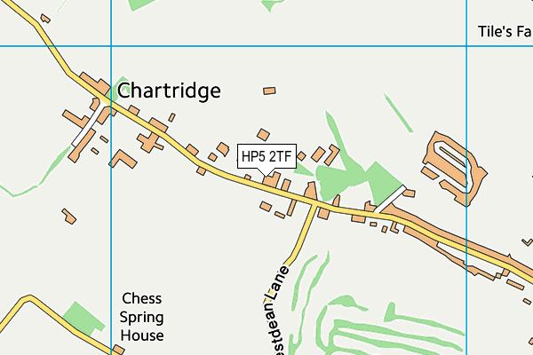 Chartridge Park Golf Club map (HP5 2TF) - OS VectorMap District (Ordnance Survey)