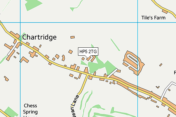 HP5 2TG map - OS VectorMap District (Ordnance Survey)