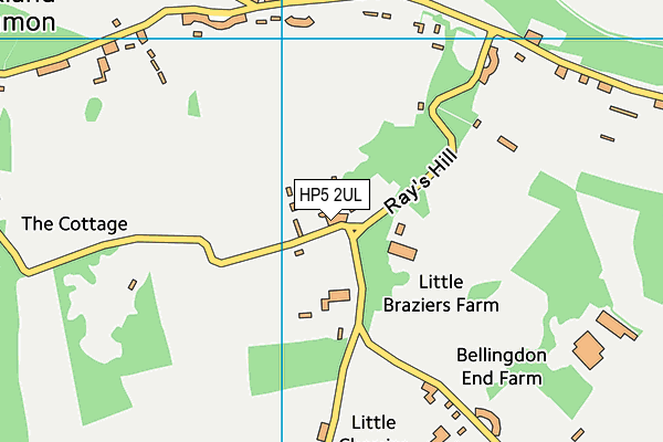HP5 2UL map - OS VectorMap District (Ordnance Survey)