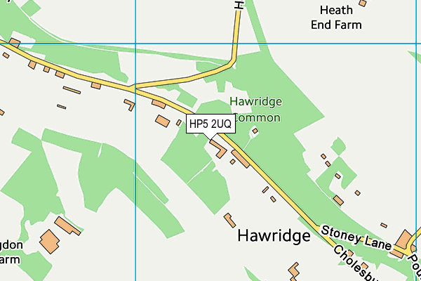 Hawridge and Cholesbury Church of England School map (HP5 2UQ) - OS VectorMap District (Ordnance Survey)