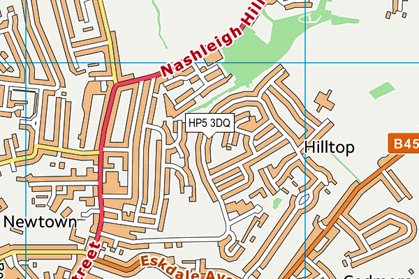 HP5 3DQ map - OS VectorMap District (Ordnance Survey)